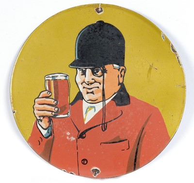 Lot 566 - Tetley's enamel advertising sign