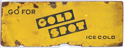 Lot 583 - Gold Spot enamel advertising sign
