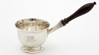 Lot 603 - A George III silver brandy warmer, by James McKay
