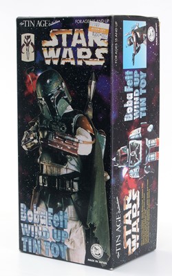 Lot 139 - Osaka Tin Toy Institute Boba Fett wind up tin toy