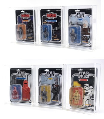 Lot 141 - A set of six Medicom Kubrick Star Wars figures