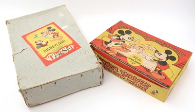 Lot 348 - Two Walt Disney tea services