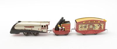 Lot 355 - A Wells of London for Walt Disney Productions tinplate train set