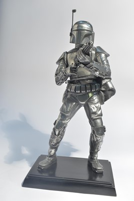 Lot 143 - Compulsion Gallery for Lucas Film Ltd: a pewter sculpture of Boba Fett