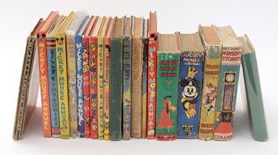 Lot 374 - A selection of Walt Disney Productions Mickey Mouse Annuals.