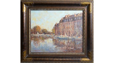 Lot 87 - J. D. Henderson - The Harbour; Evening | oil