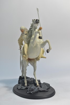 Lot 215 - Sideshow Weta Collectibles: The Lord of the Rings, Gandalf on Shadowfax polystone statue