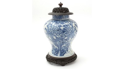Lot 651 - 19th Century Chinese blue and white vase