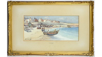 Lot 40 - Thomas Swift Hutton - Cullercoats | watercolour