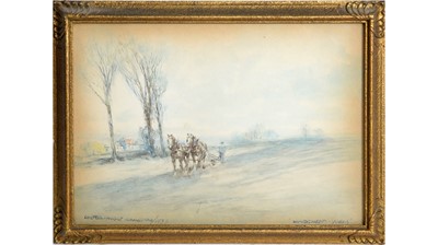 Lot 58 - Victor Noble Rainbird - Windswept Yorkshire | watercolour