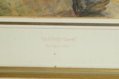 Lot 802 - Robert Jobling - On Whitby Sands | watercolour