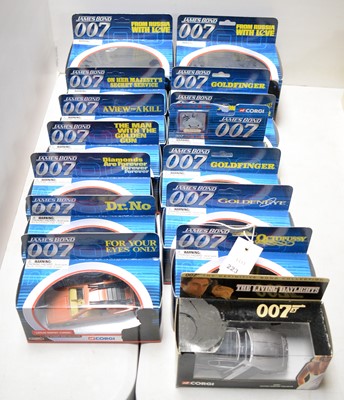 Lot 223 - A collection of Corgi James Bond 007 diecast model cars.