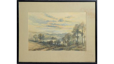 Lot 59 - Victor Noble Rainbird - At Eventide, North Tyne | watercolour
