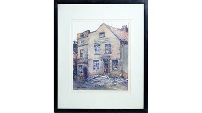 Lot 11 - Victor Noble Rainbird - The Ship Launch Tavern | watercolour