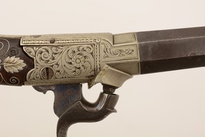 Lot 761 - A cased pair of 19th Century percussion pistols, by Smith