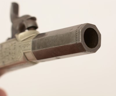 Lot 761 - A cased pair of 19th Century percussion pistols, by Smith