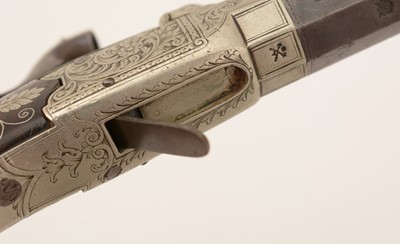 Lot 761 - A cased pair of 19th Century percussion pistols, by Smith