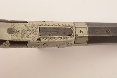 Lot 761 - A cased pair of 19th Century percussion pistols, by Smith