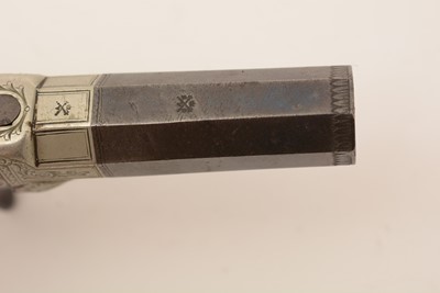 Lot 761 - A cased pair of 19th Century percussion pistols, by Smith