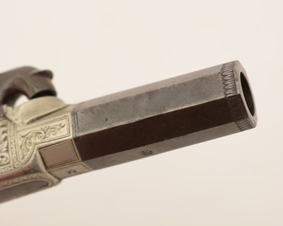 Lot 761 - A cased pair of 19th Century percussion pistols, by Smith