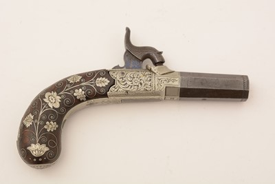 Lot 761 - A cased pair of 19th Century percussion pistols, by Smith