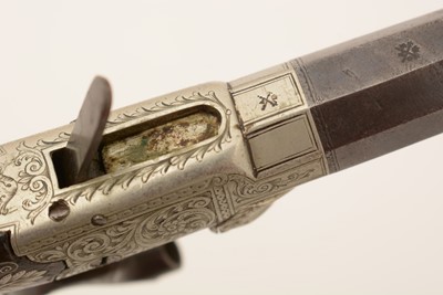 Lot 761 - A cased pair of 19th Century percussion pistols, by Smith