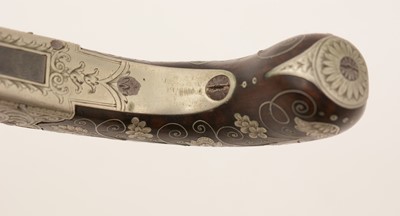 Lot 761 - A cased pair of 19th Century percussion pistols, by Smith