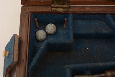 Lot 761 - A cased pair of 19th Century percussion pistols, by Smith