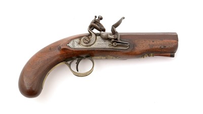 Lot 770 - A late 19th Century flintlock pistol, by Harvey, Exeter