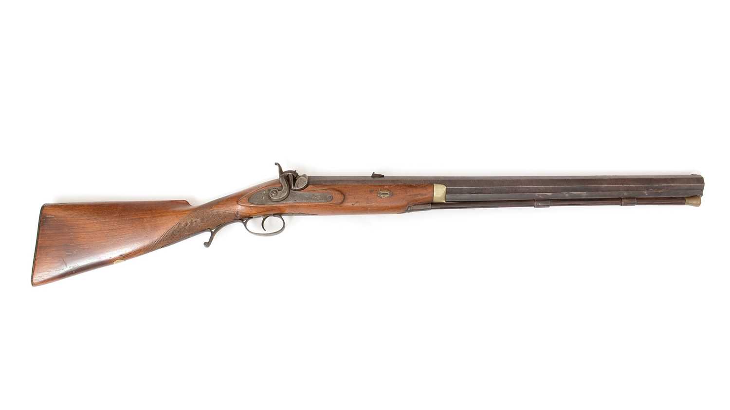 Lot 774 - A Victorian 6-bore percussion gun by Isaac Hollis & Sons
