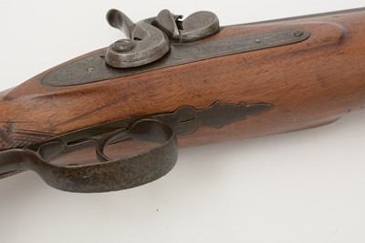 Lot 774 - A Victorian 6-bore percussion gun by Isaac Hollis & Sons