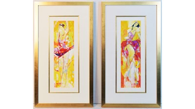 Lot 912 - Anthony Marshall - Fiesta Fun, and Flamenco Passion | acrylic