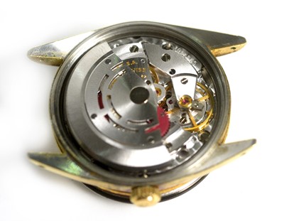 Lot 509 - Rolex Oyster Perpetual Date: a gold capped steel cased automatic wristwatch