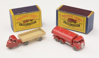 Lot 7 - Two Matchbox series Moko Lesney diecast vehicles