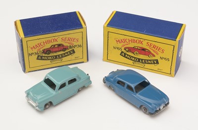 Lot 16 - Two Matchbox series Moko Lesney diecast cars