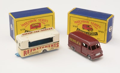 Lot 17 - Two Matchbox series Moko Lesney diecast vehicles