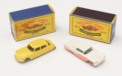 Lot 19 - Two Matchbox series Moko Lesney diecast cars