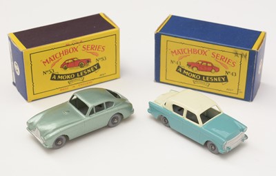 Lot 9 - Two Matchbox series Moko Lesney diecast cars