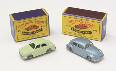 Lot 10 - Two Matchbox series Moko Lesney diecast cars