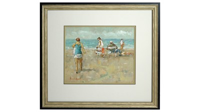 Lot 215 - Michael Ewart - The Bathers | oil