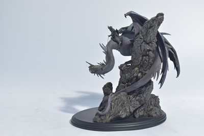 Lot 232 - Sideshow Weta Collectibles: The Lord of the Rings, Fell Beast with Morgul Lord Witch-King polystone statue