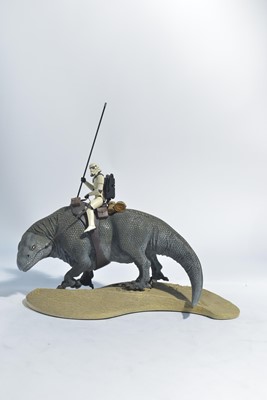 Lot 169 - Gentle Giant Star Wars: Sandtrooper and Dewback statue diorama
