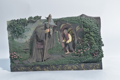 Lot 248 - Sideshow Weta Collectibles: The Lord of the Rings, Meeting of Old Friends polystone wall plaque