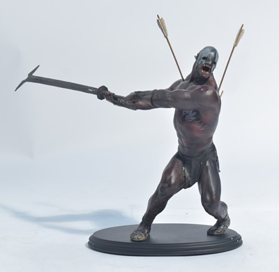 Lot 253 - Sideshow Weta Collectibles: The Lord of the Rings, Urak-hai Berserker polystone figure