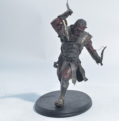 Lot 258 - Sideshow Weta Collectibles: The Lord of the Rings, Uruk-hai Scout Swordsman polystone figure
