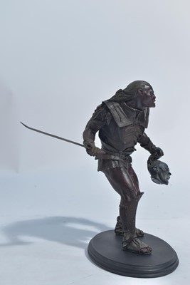 Lot 299 - Sideshow Weta Collectibles: The Lord of the Rings, Ugluk Uruk-hai Captain polystone figure
