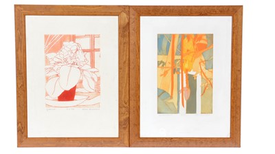 Lot 129 - John Brunsdon - Gloxinia, and Banana Plant | limited edition colour etchings with aquatint