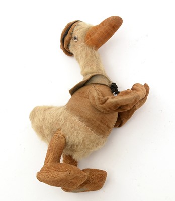 Lot 433 - An early Walt Disney Donald Duck felt and plush toy.