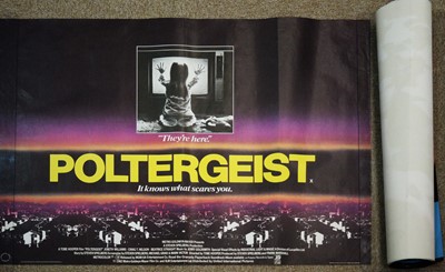 Lot 674 - Three British quad posters, Magic, Dracula, and Poltergeist.
