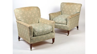 Lot 1351 - Howard & Sons Ltd: two Ingleby armchairs.